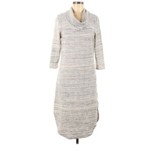 Saturday Sunday Cowl Neck Marled Knit Dress